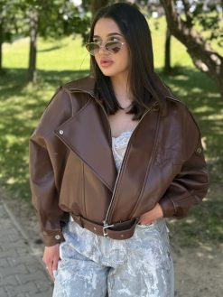 Bunda z kvalitnej eko kože Dress