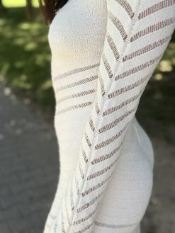 Alternative view of Dlhé šaty Dress krémové